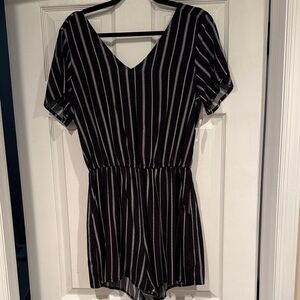 Old Navy Black and White romper